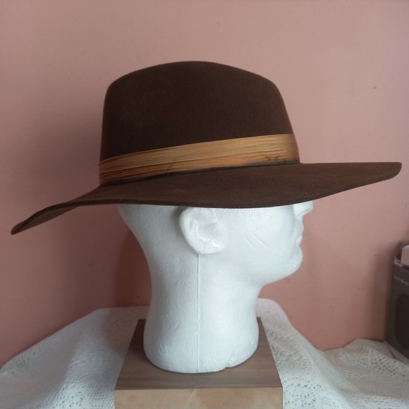 Freya X Hampui Women\'s Sun Outdoor Brown Felt Wool Hat Size Large main image 7
